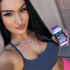 Sliced fat burner shown by attractive female, Sliced fat burner, supports fat-loss, extreme energy, promotes appetite control, extreme thermogenic fat-loss complex,